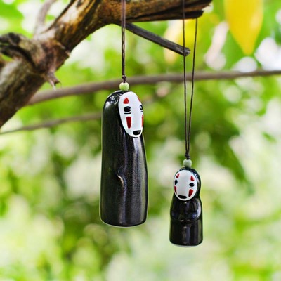 【zakka工藝禮品千與千尋無(wú)臉小號(hào)手繪陶瓷風(fēng)鈴創(chuàng)意掛飾車飾】?jī)r(jià)格,廠家,圖片,陶瓷工藝品,廈門神冠軟件科技-